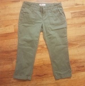 Lei cropped chinos, olive